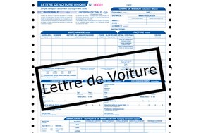 la lettre de voiture de déménagement