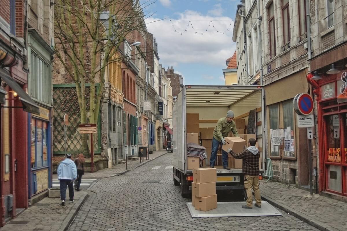 Illustration Comment optimiser son déménagement à Lille grâce au garde-meuble
