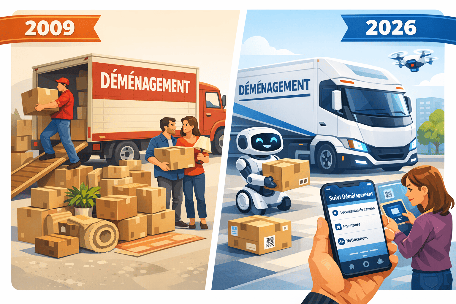 Le métier du déménagement : comment cela a évolué depuis 2009